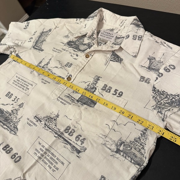 *4-4-20* Combat Collection Men's Battleship Shirt M - Picture 6 of 7